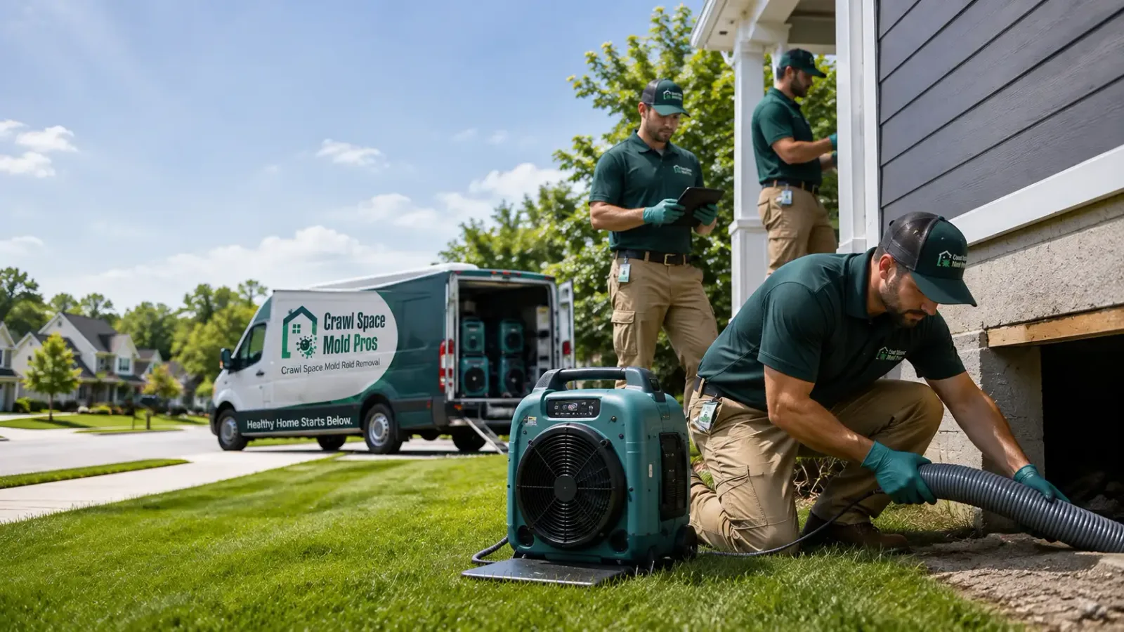 Crawl Space Mold Removal in Freedom, IN